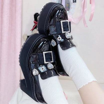 Kawaii Aesthetic Y2K Cute Fairy Bling Bling Witchy Heels ON1419 MK Kawaii Store