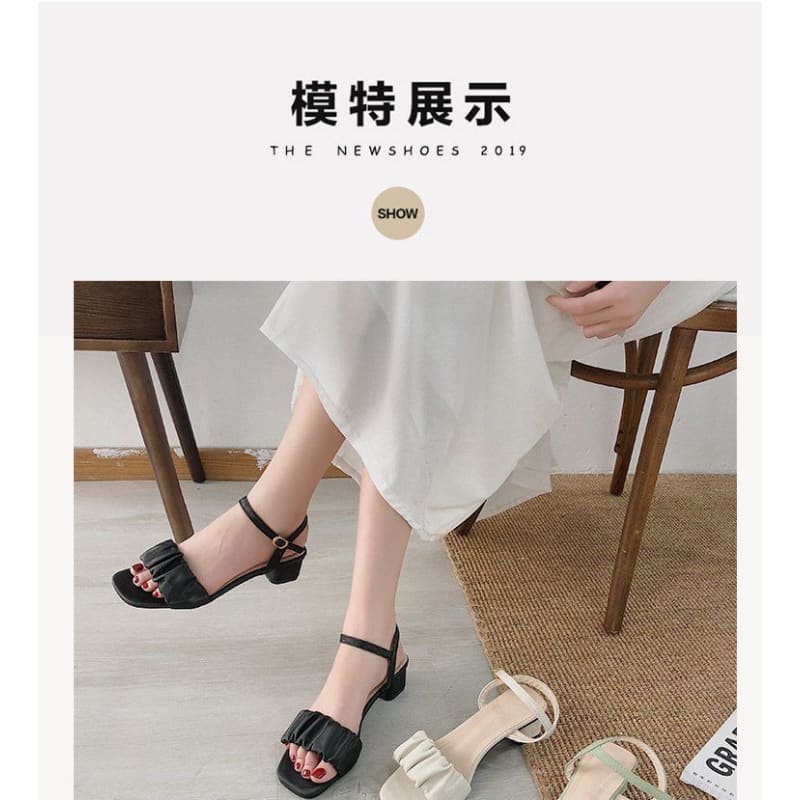 Block Heel Sandals