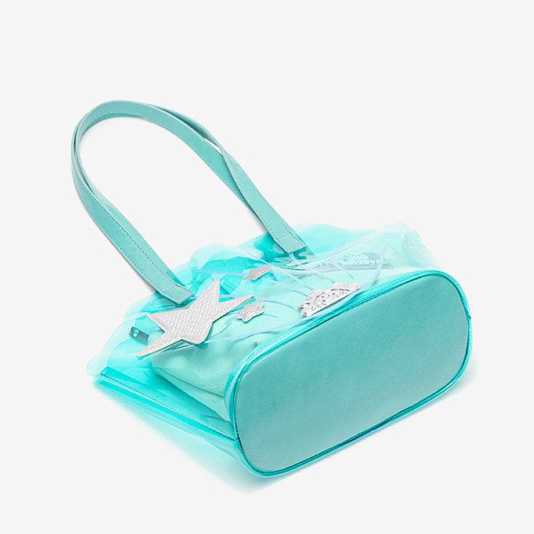 Blue Shell Transparent Bag - Standart / Blue - Bags