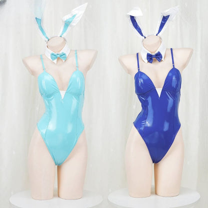 Blue Sky Blue Cute Bunny Girl Cosplay Set ON900