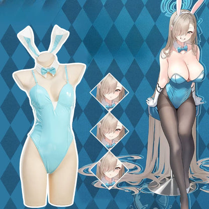 Blue Sky Blue Cute Bunny Girl Cosplay Set ON900 - F / light