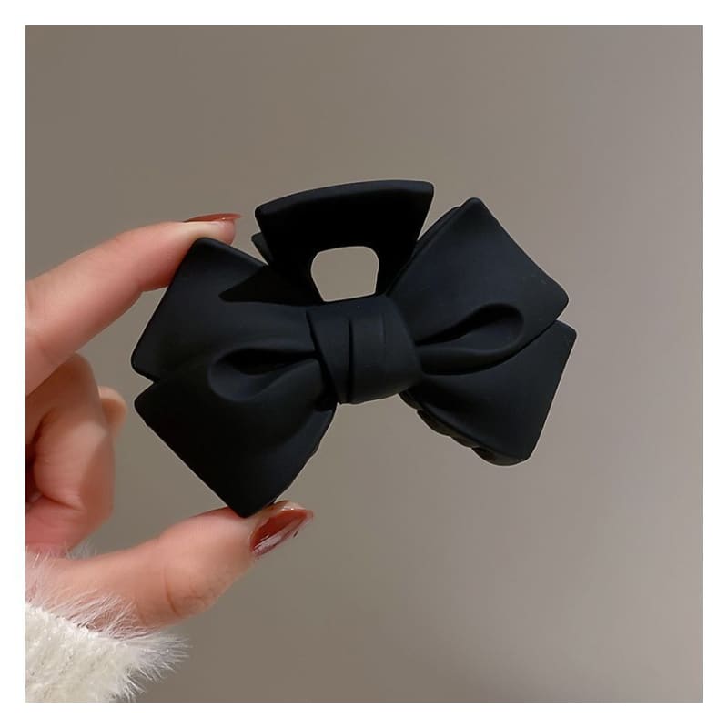 Bow Acrylic Hair Clamp