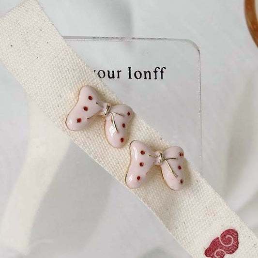 Bow Alloy Earring