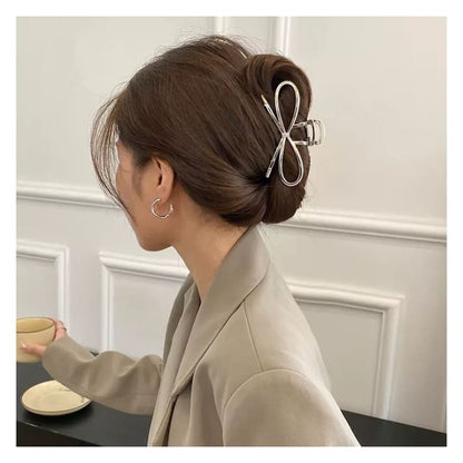 Bow Alloy Hair Clamp