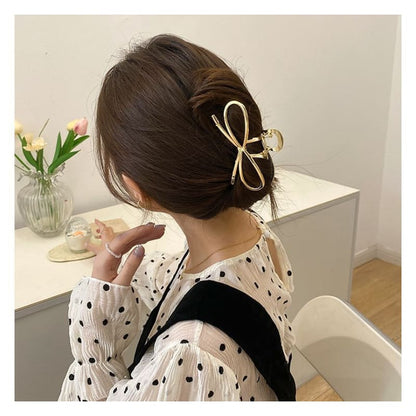 Bow Alloy Hair Clamp