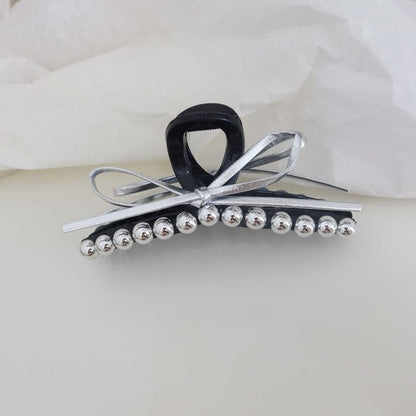 Bow Beaded Hair Claw