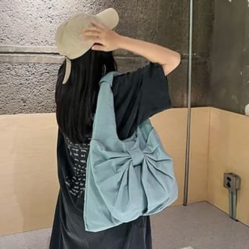 Bow Canvas Tote Bag