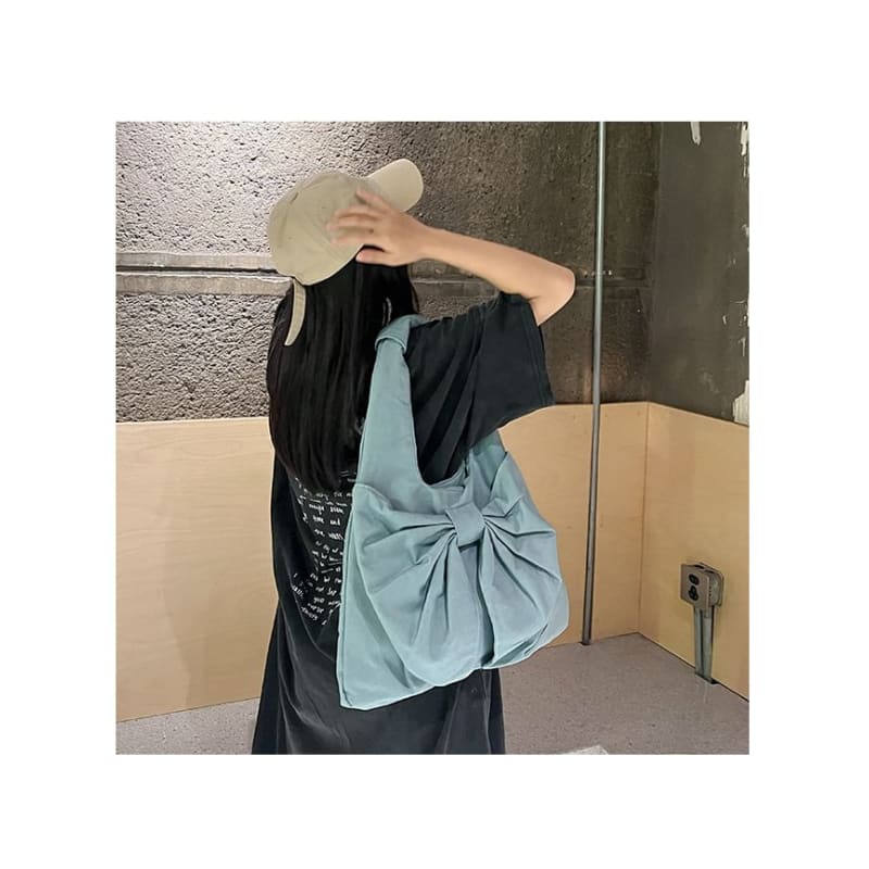 Bow Canvas Tote Bag