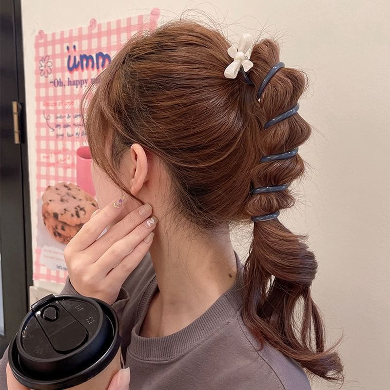 Bow Coil Hair Tie