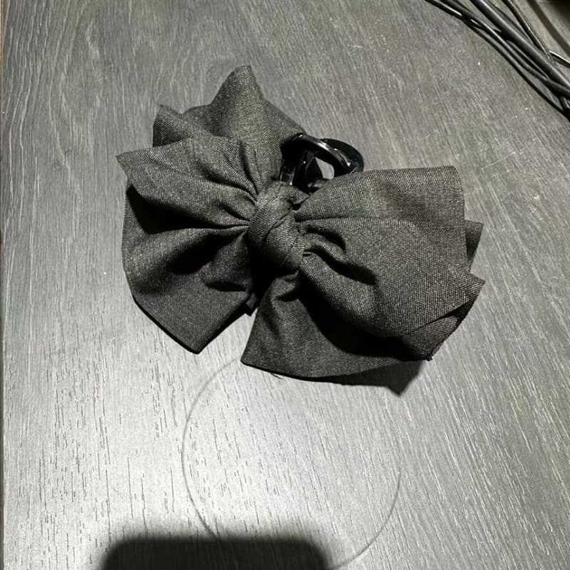 Bow Fabric Hair Claw