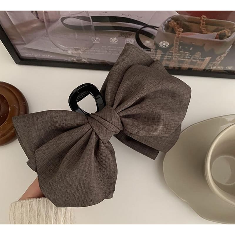 Bow Fabric Hair Claw