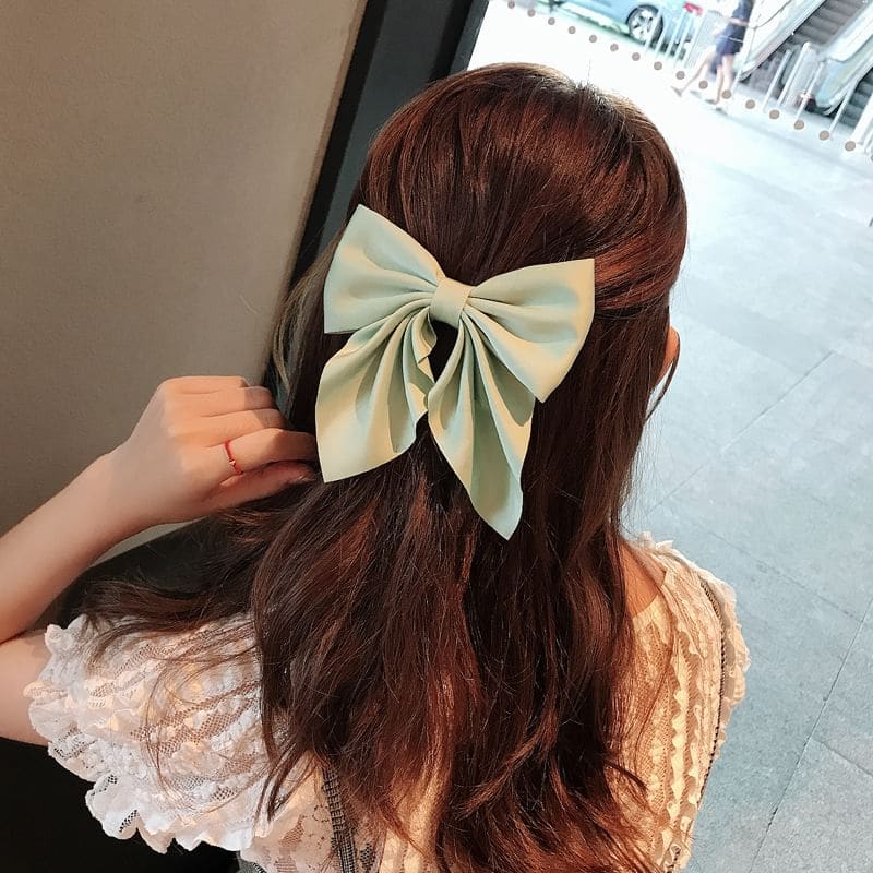 Bow Fabric Hair Clip