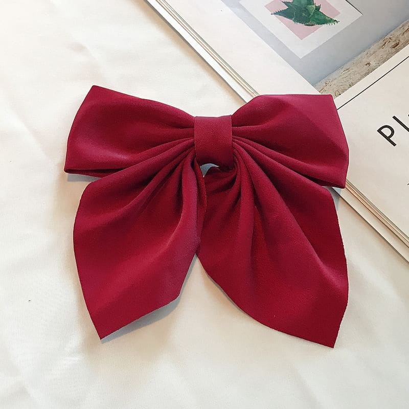 Bow Fabric Hair Clip