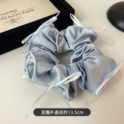 Bow Fabric Scrunchie