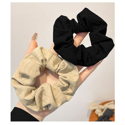 Bow Fabric Scrunchie / Plain Fabric Scrunchie