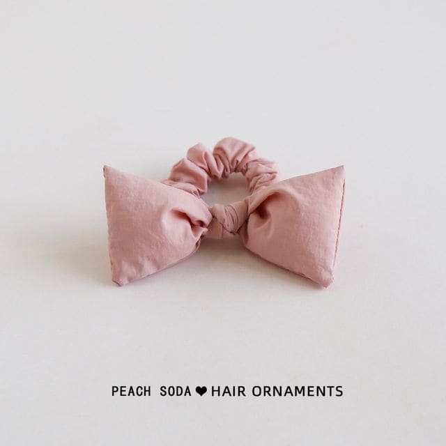 Bow Hair Tie - Pink / One Size