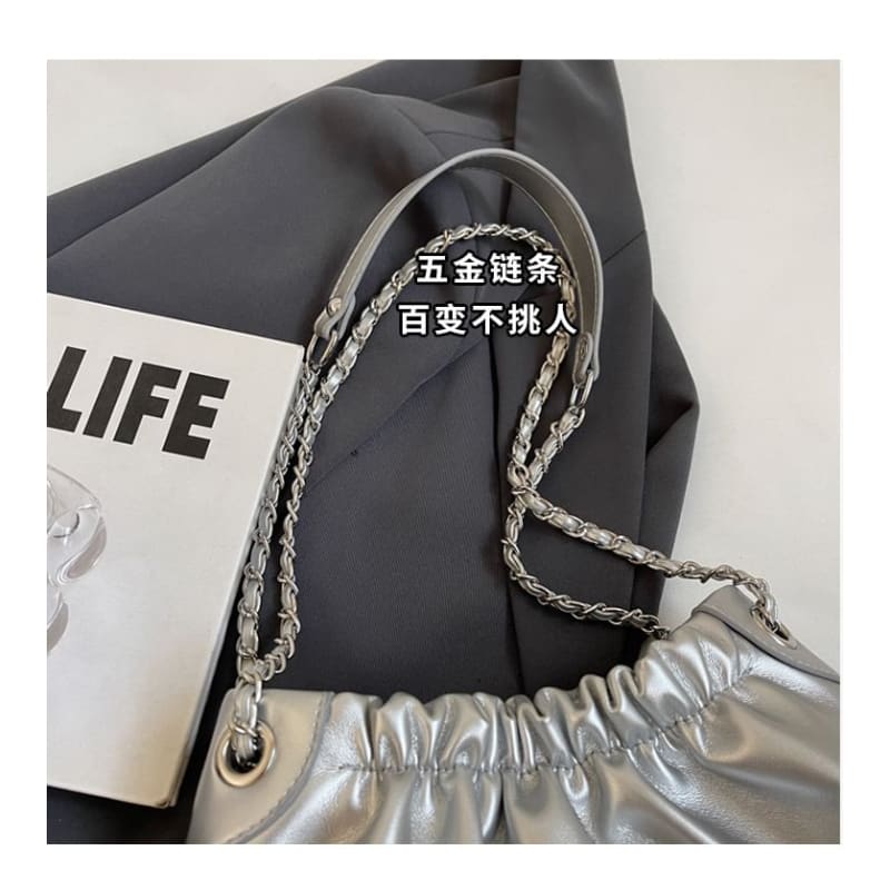 Bow Heart Chain Shoulder Bag