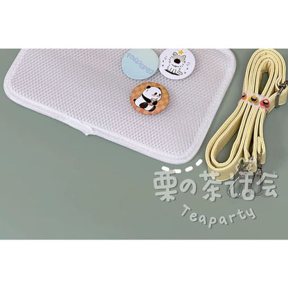 Bow PVC Panel Tote Bag / Bag Charm / Set