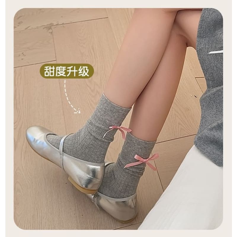 Bow Socks Set