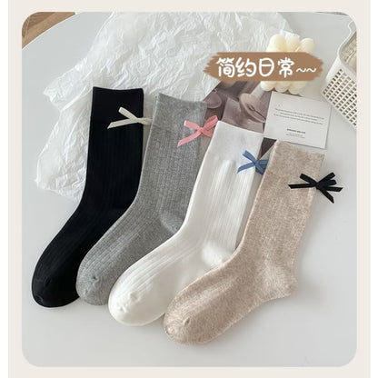 Bow Socks Set