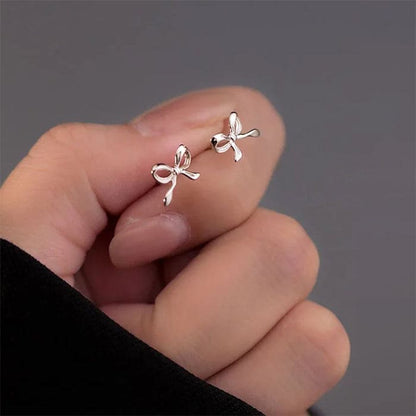 Bow Stud Earrings - earrings