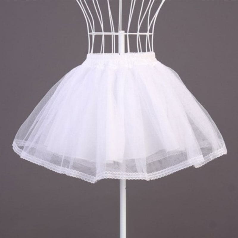 Bow Tie Lolita Maid Ruffle Costume Dress - Bustle / One Size