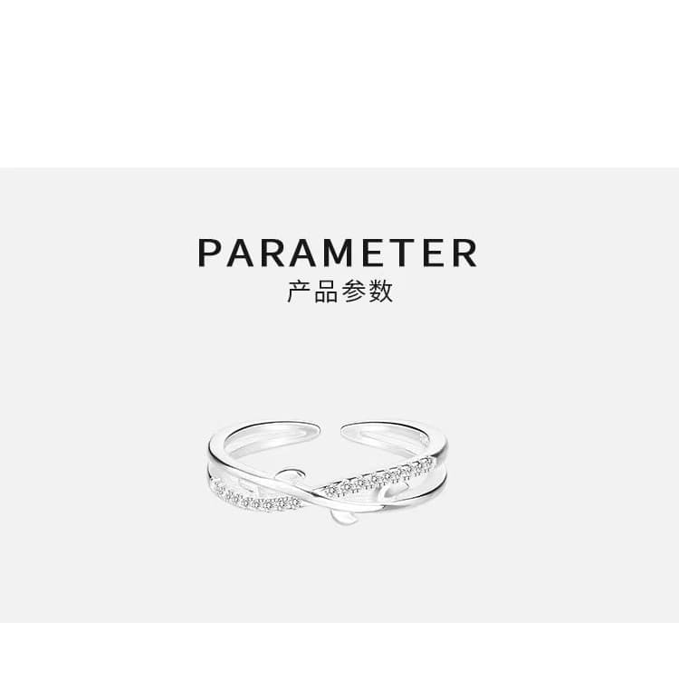 Branches Layered Alloy Open Ring