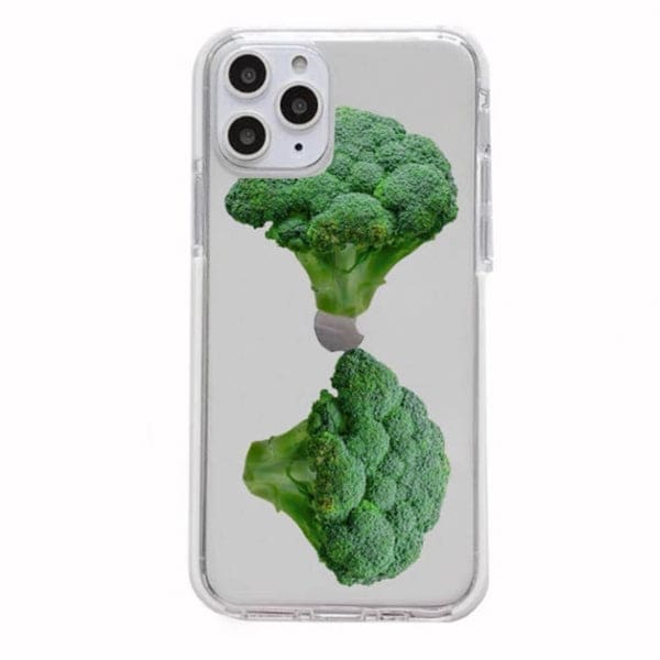 Broccoli iPhone Case - iPhone 11 / Clear/green - IPhone Case