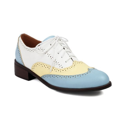 Brogue Lace - Blue / 35