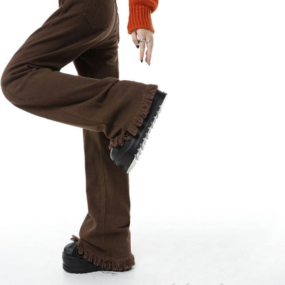 Brown Flare Jeans - S / Brown - Jeans