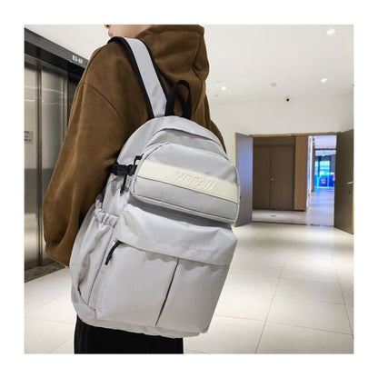 Buckle Nylon Backpack