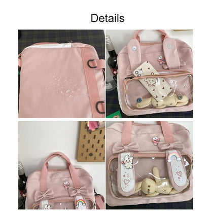 Bunny Cute Rabbit Ears Kawaii Pink Backpack MK17044