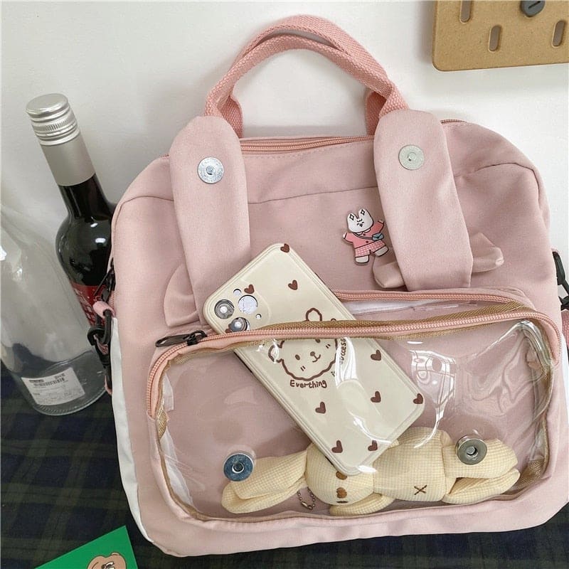 Bunny Cute Rabbit Ears Kawaii Pink Backpack MK17044