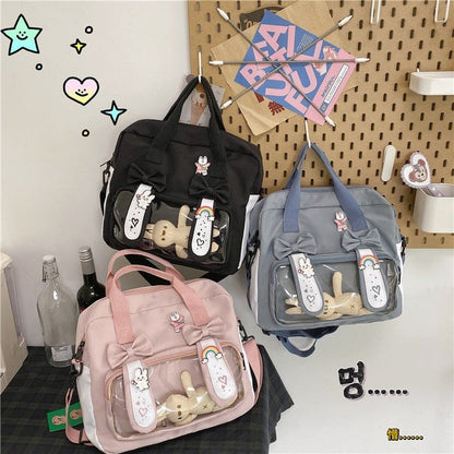 Bunny Cute Rabbit Ears Kawaii Pink Backpack MK17044