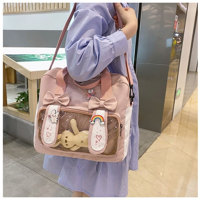 Bunny Cute Rabbit Ears Kawaii Pink Backpack MK17044