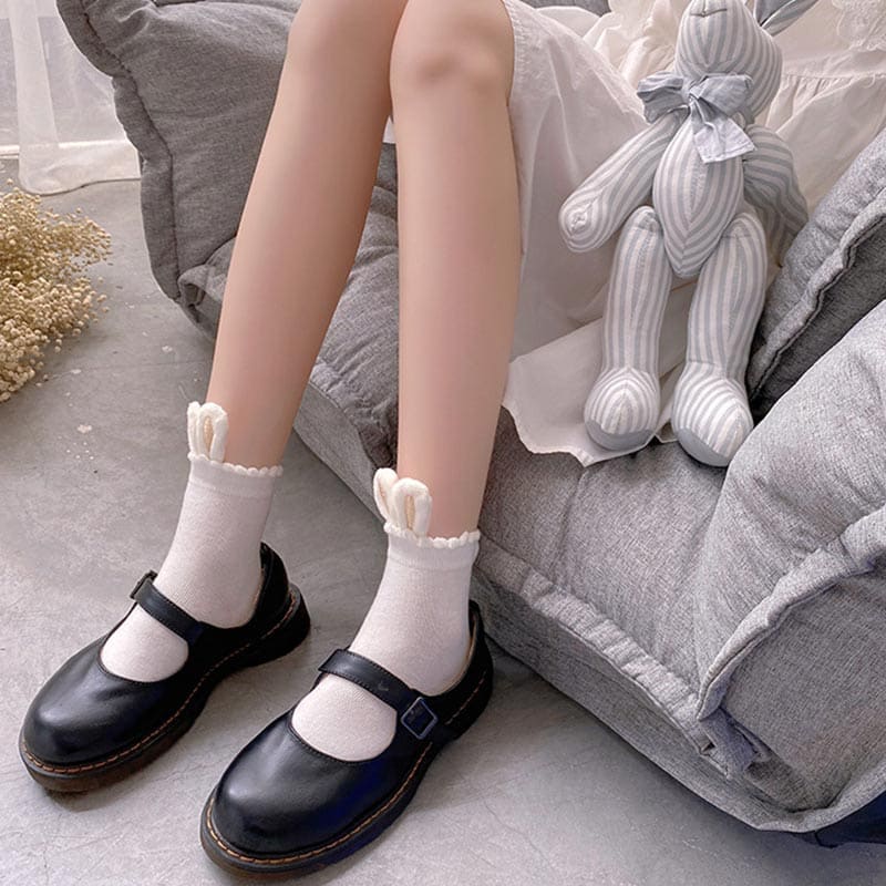 Bunny Ears Lolita Ankle Socks