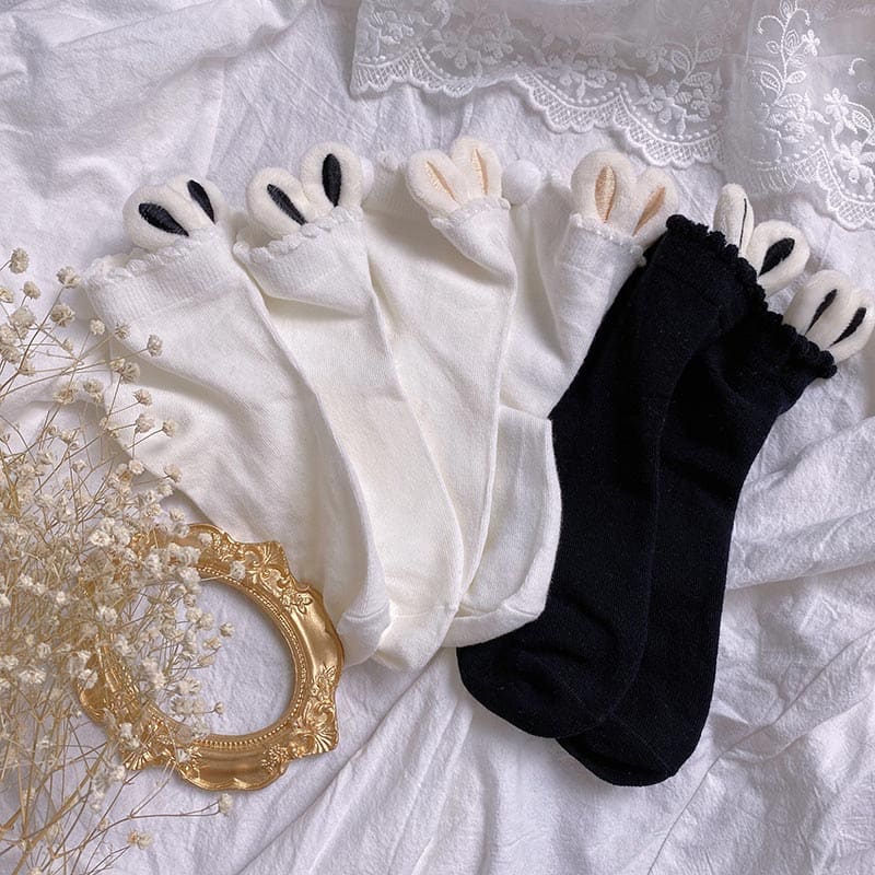 Bunny Ears Lolita Ankle Socks