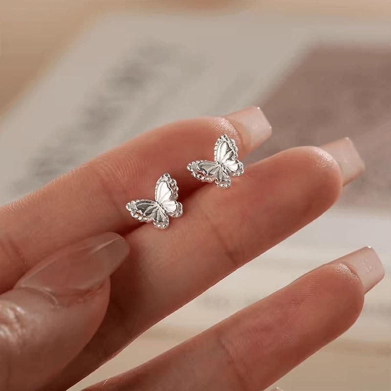 Butterfly Alloy Stud Earring