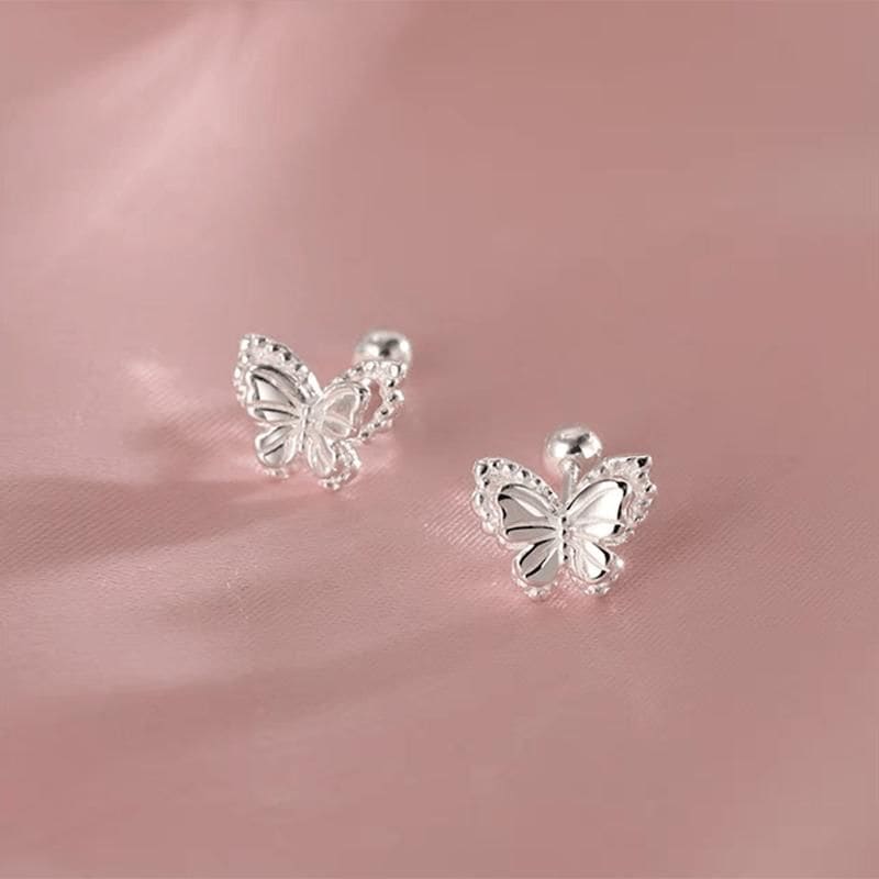 Butterfly Alloy Stud Earring