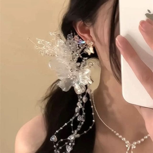 Butterfly Bead Hair Clip