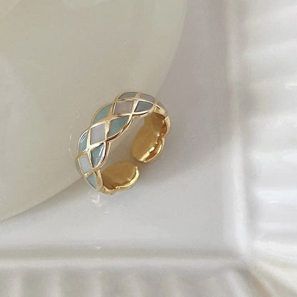 Butterfly / Faux Pearl Alloy Open Ring (various designs)