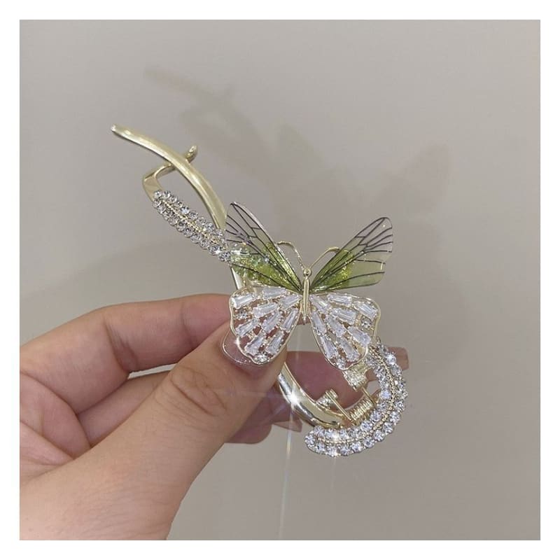 Butterfly Fringed Alloy Hair Stick / Hair Clip - AM2023