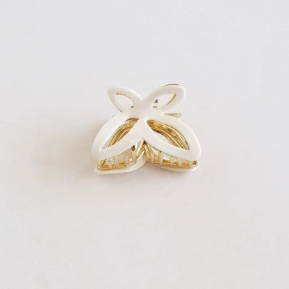 Butterfly Hair Claw - White / One Size