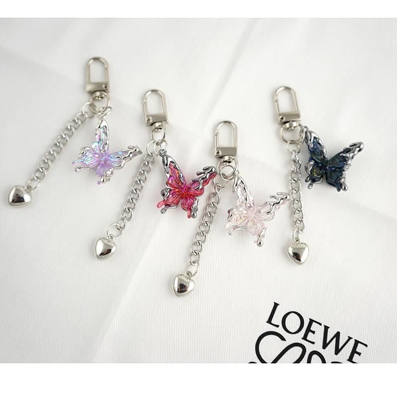 Butterfly Key Chain / Bag Charm