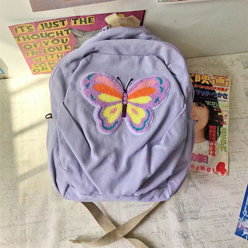 Butterfly Lavender Backpack - Standart / Purple - Backpacks