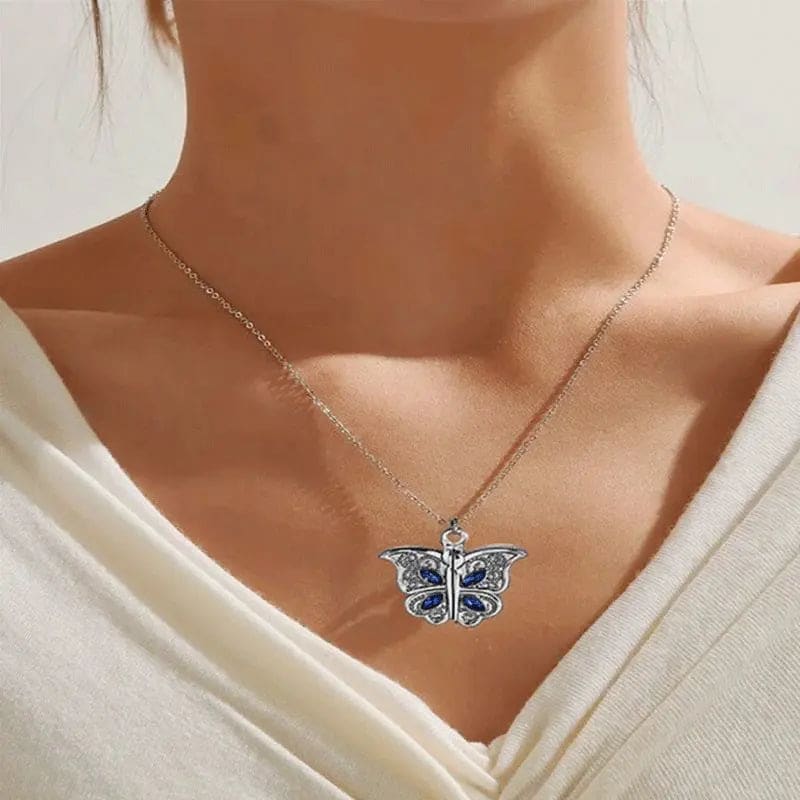 Kawaii Aesthetic Y2K Cute Fairy Butterfly Love Necklace MK Kawaii Store