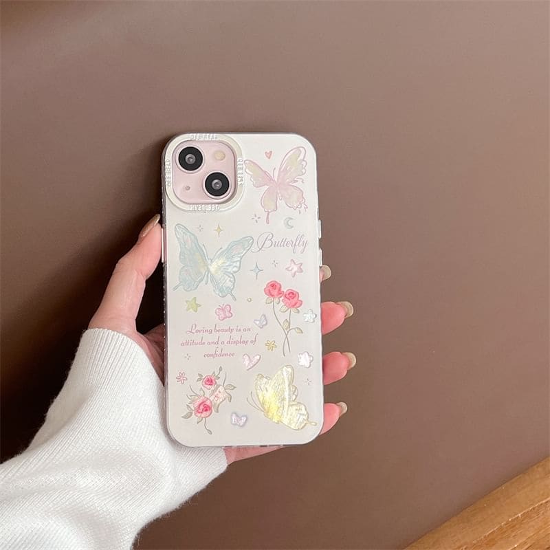 Butterfly Phone Case - 15 Pro Max / 15 Pro / 15 / 14 Pro