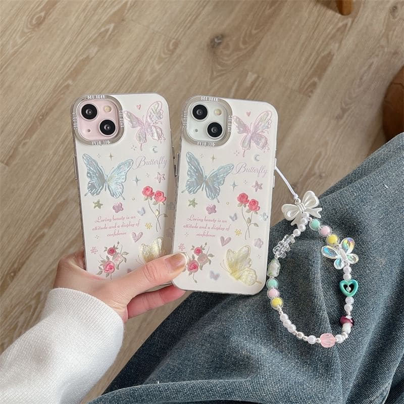 Butterfly Phone Case - 15 Pro Max / 15 Pro / 15 / 14 Pro