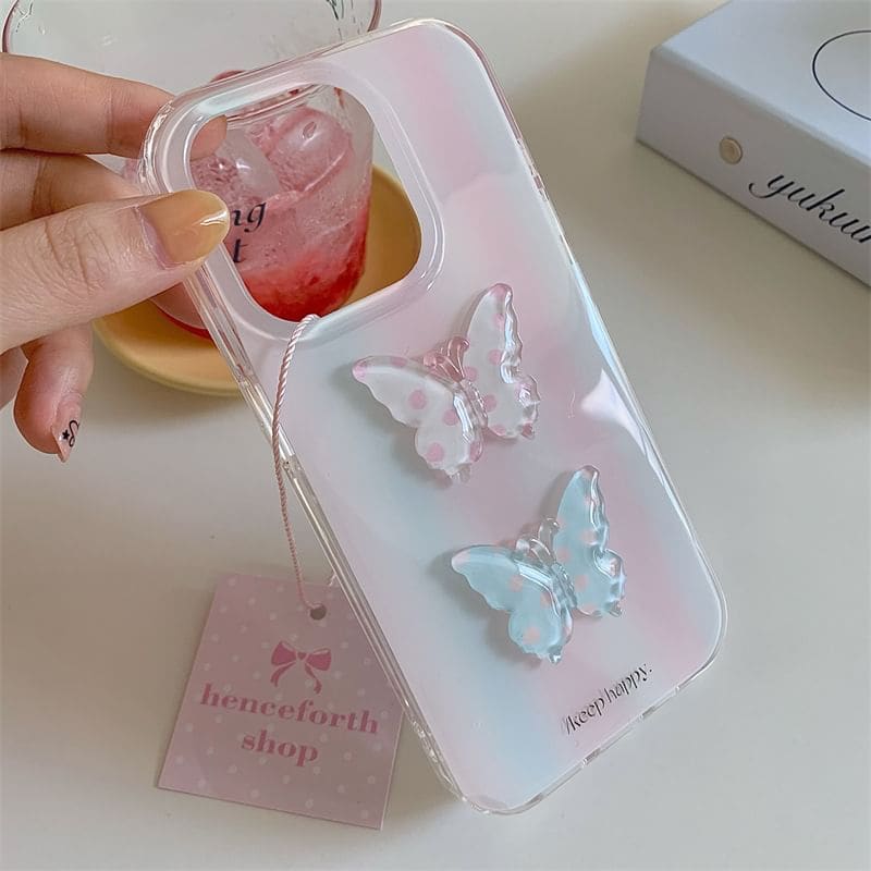 Butterfly Phone Case - iPhone 15 Pro Max / 15 Pro / 15 Plus