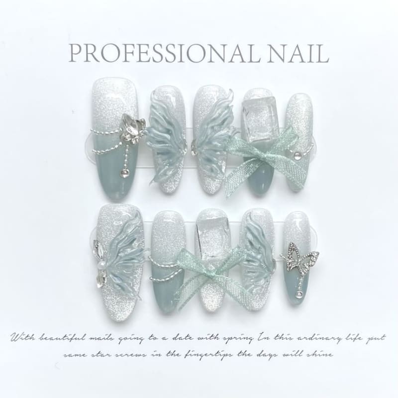 Butterfly Press On Nail